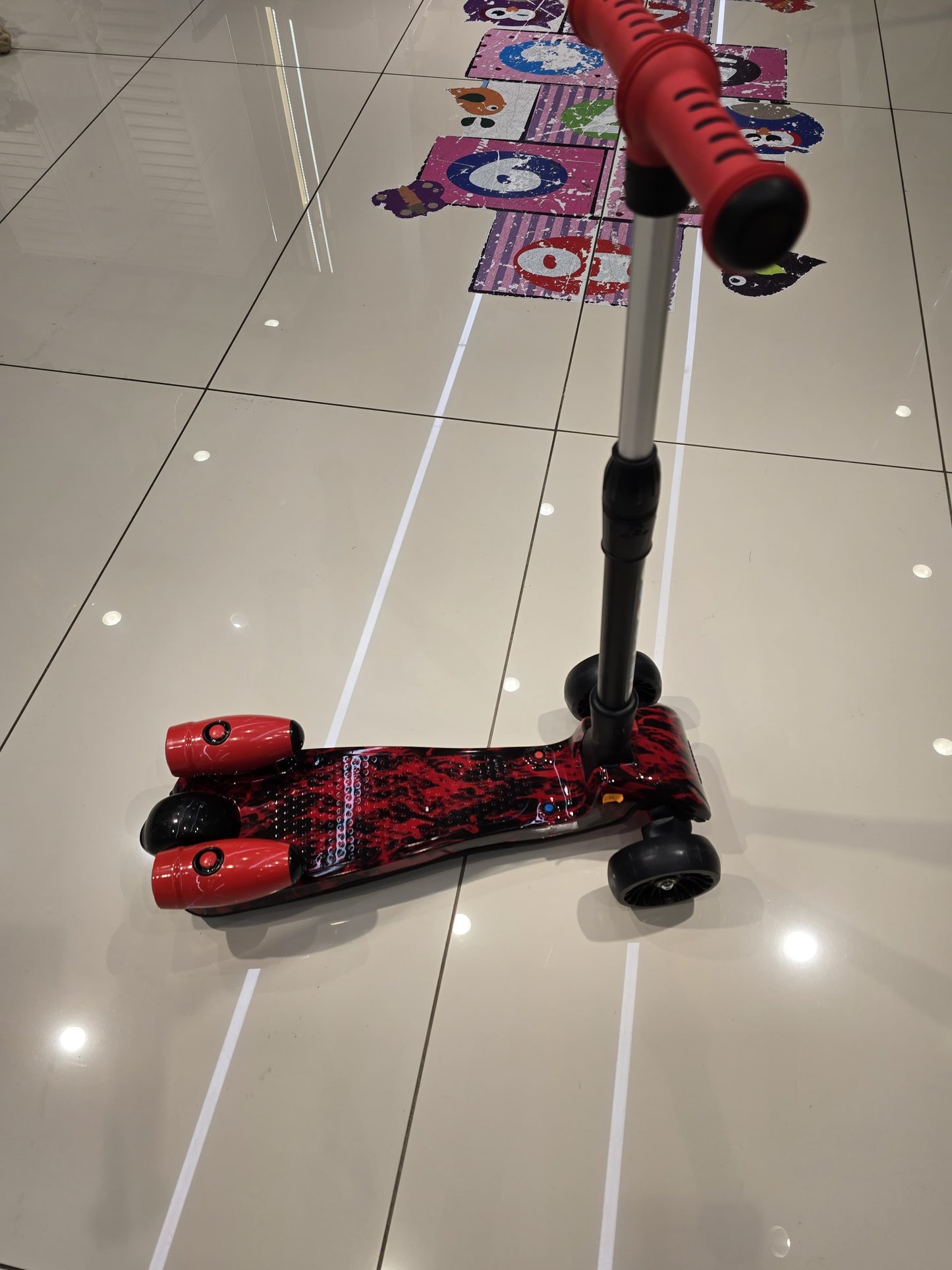 step met muziek en led