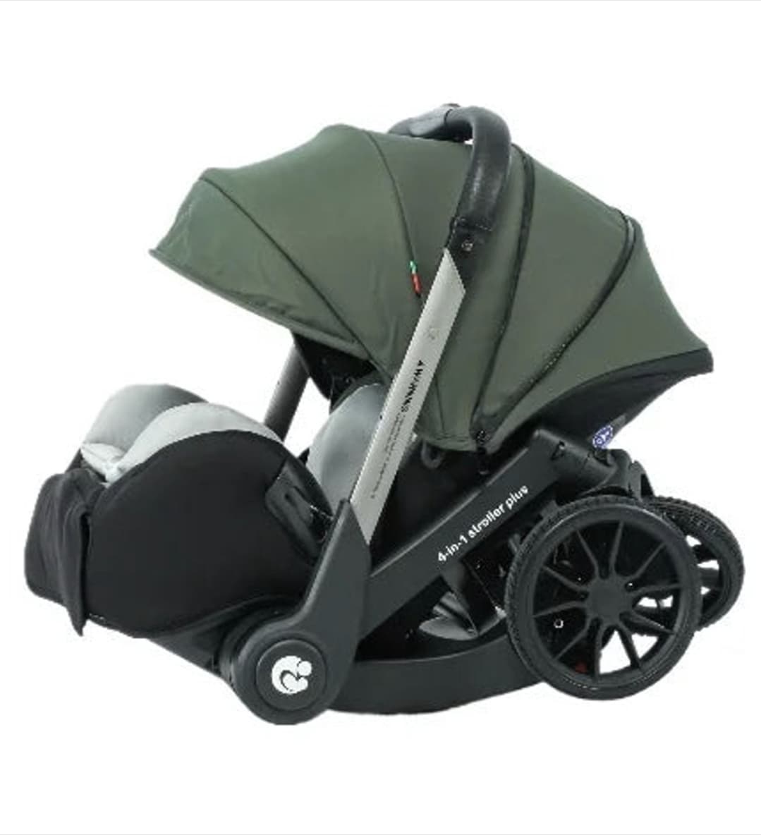 Kinderwagen Buggy met Autostoel Wandelwagen 4-in-